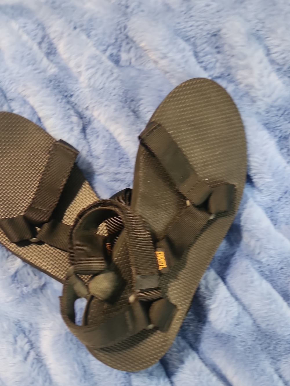 Teva Black Webbing Strap Sandals